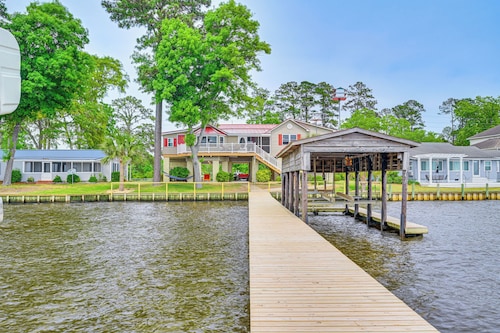 Pamlico River House w/ Private Dock & River View!