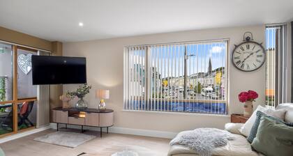 Robins Nest birds eye view of Clifden town