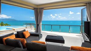 Living area - Villa Azure with Infinity Pool (Koh Samui)