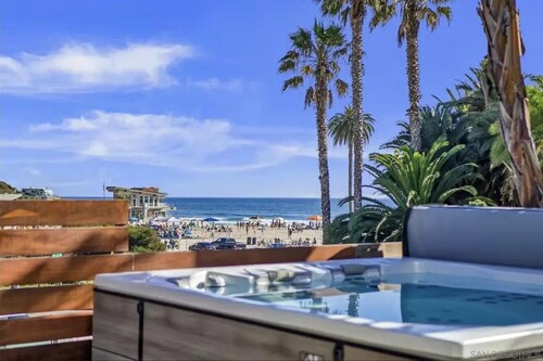 Steps to Beach+Shops, Oceanview, Hot Tub+Firepit | Moonlight Modern by AvantStay