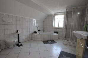 Shower, hair dryer