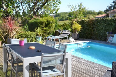 Confortable Maison Avec Piscine , Proche du Centre de Bayonne, Animaux Acceptés!