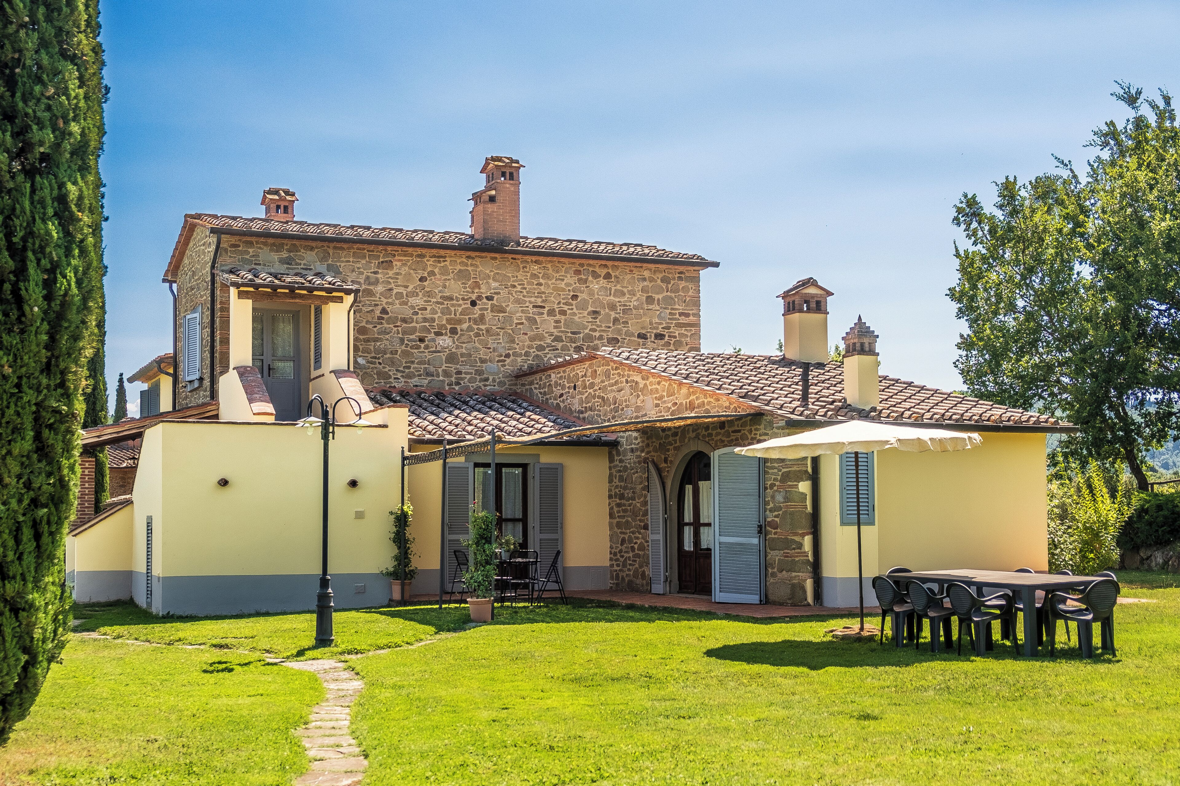 La casa del Vecchio Partigiano | Blick auf den Garten