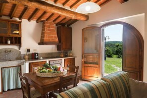 Flatscreentelevisie en een open haard