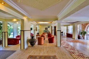 Sitteområde i lobbyen