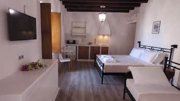 Căn hộ, quang cảnh thành phố | 1 phòng ngủ, két bảo mật tại phòng, phòng cách âm