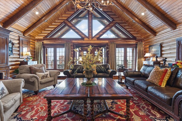 Smart TV, fireplace, table football