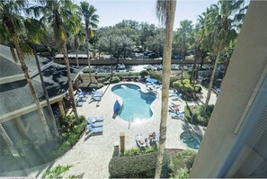 A heated pool - Free Shuttle 3 Queen Beds Lake Buena Vista Disney (Orlando)