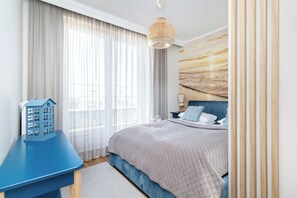 Apartamento, 2 quartos, sacada | 2 quartos, roupa de cama