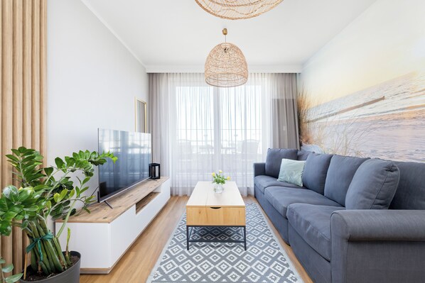 Departamento, 2 habitaciones, balcón | Sala de estar