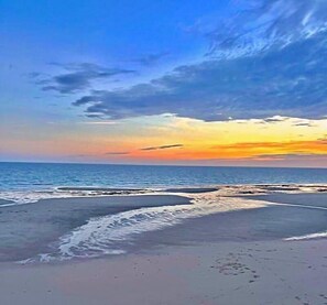 Vlak bij het strand