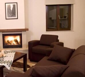 Villa, 2 Bedrooms, Balcony | Living area - Samaria Village 2 br Your Villas Close to Samaria Gorge Entrance (Platanias)