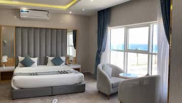 Executive-huone | Pimennysverhot, äänieristys, silitysrauta/-lauta, ilmainen Wi-Fi