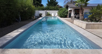 Renovated farmhouse with garden and swimming pool