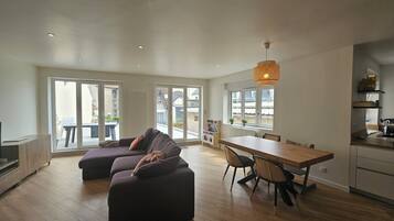 TV connectée, cheminée