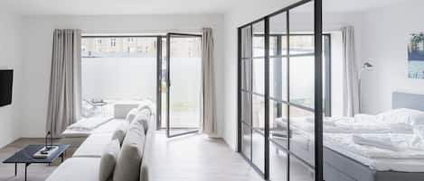 1 室のベッドルーム、アイロン / アイロン台、WiFi、ベッドシーツ