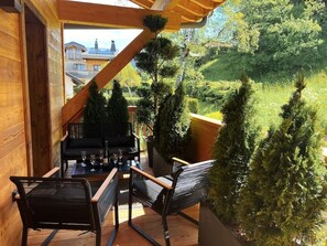 Terrace/patio - Duplex Carmine Lodge Neuf & Prestige 3 À Proximité du Centre et des Pistes (Les Gets)