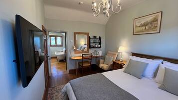 Luxe tweepersoonskamer, en-suite badkamer (Legges Hill Room) | Lakens van Egyptisch katoen, luxe beddengoed, pillowtop-bedden