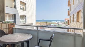 Apartment, Multiple Beds, Balcony, Sea View | Terrace/patio