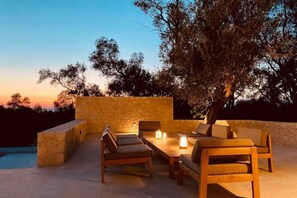 Terrace/patio - Luxury Stone House Corfu - Villa 2 (Kerkira)