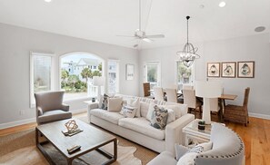 Living area - 620 Dolphin - Resort Access Included! Golf Cart Included! (Fripp Island)