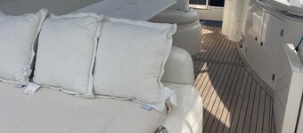 Stay on a Sunseeker boat in Torquay Marina, MDL, on the South Coast of Devon UK.