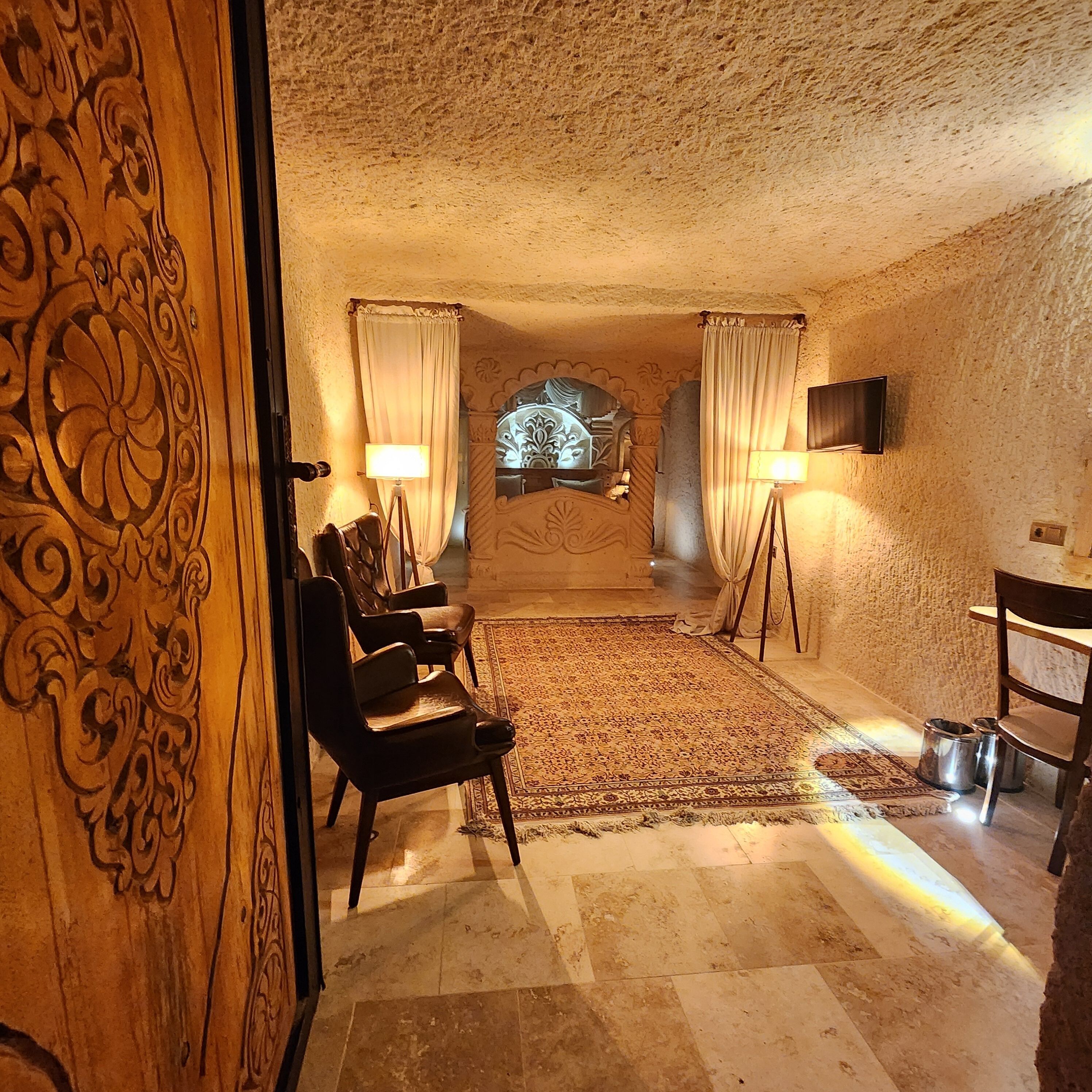 Tyna Cave Room | Premium bedding, memory-foam beds, minibar, in-room safe