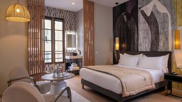 1 quarto, roupas de cama premium, camas com colchões pillow-top