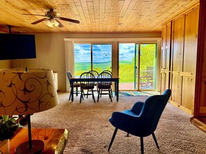 Interior - Trail Access! Private Hilltop Cabin with Big Valley Views (Washburn)