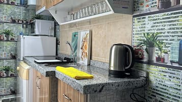 Appart'hôtel Deluxe, non-fumeur, vue ville | Cuisine privée