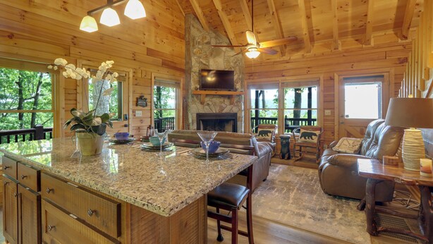 Unclassified image, 1 of 42, button - Blue Ridge Cabin w/ Mountain Views: 6 Mi to Dtwn! (Blue Ridge)