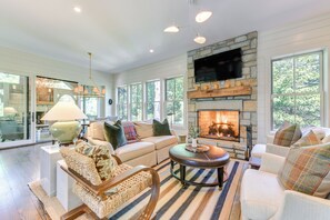 House (3 Bedrooms) | Front of property - Stunning Cashiers Cottage Rental w/ Screened Porch (Cashiers)