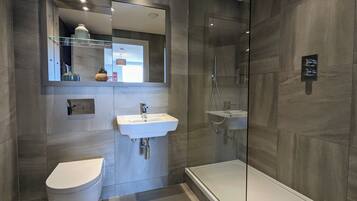 Free toiletries, hair dryer, towels, soap