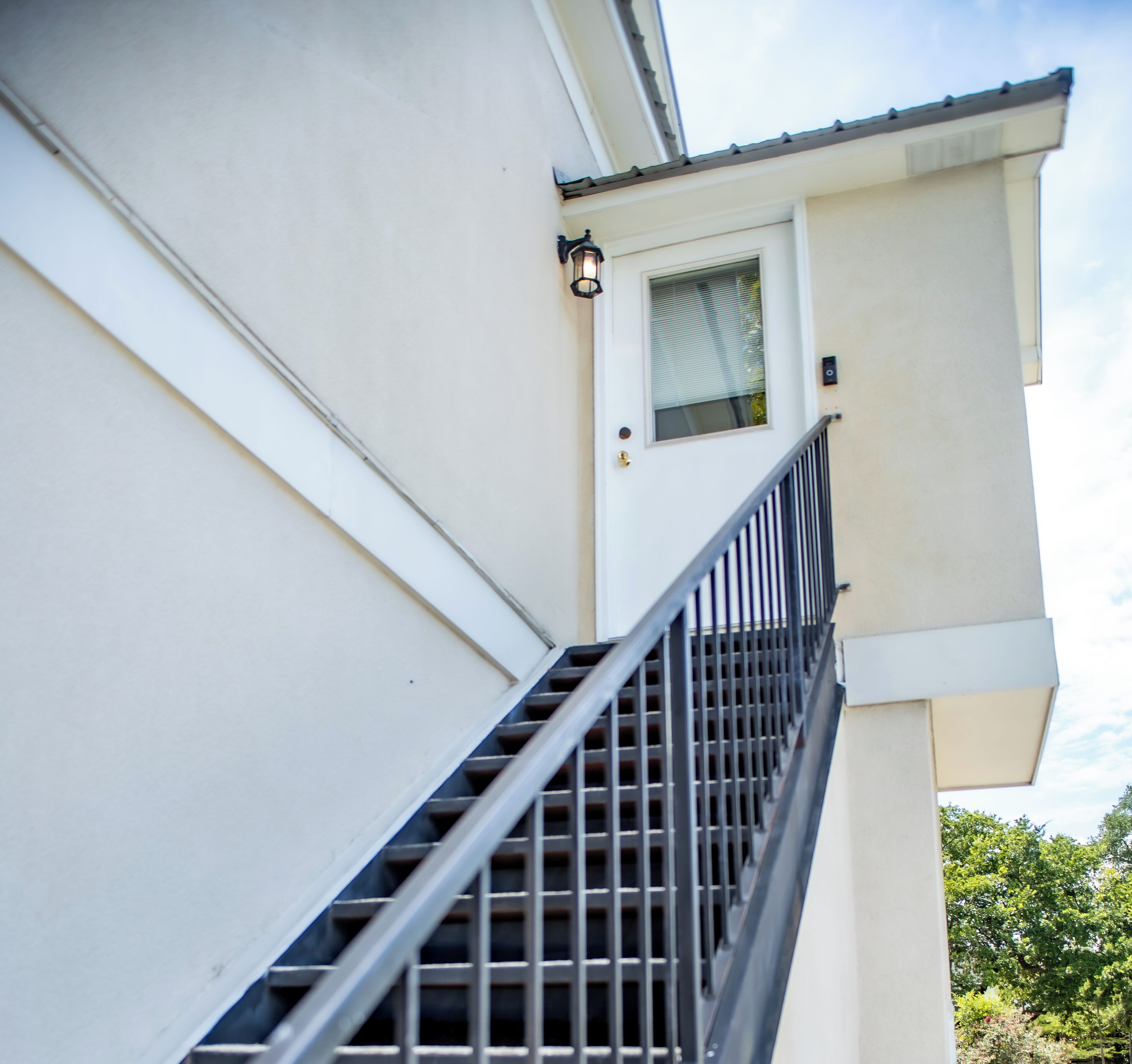 Overnatningsstedets indgangsparti