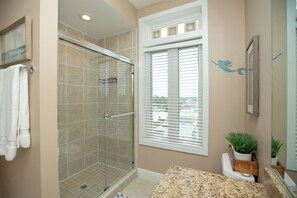Shower, towels