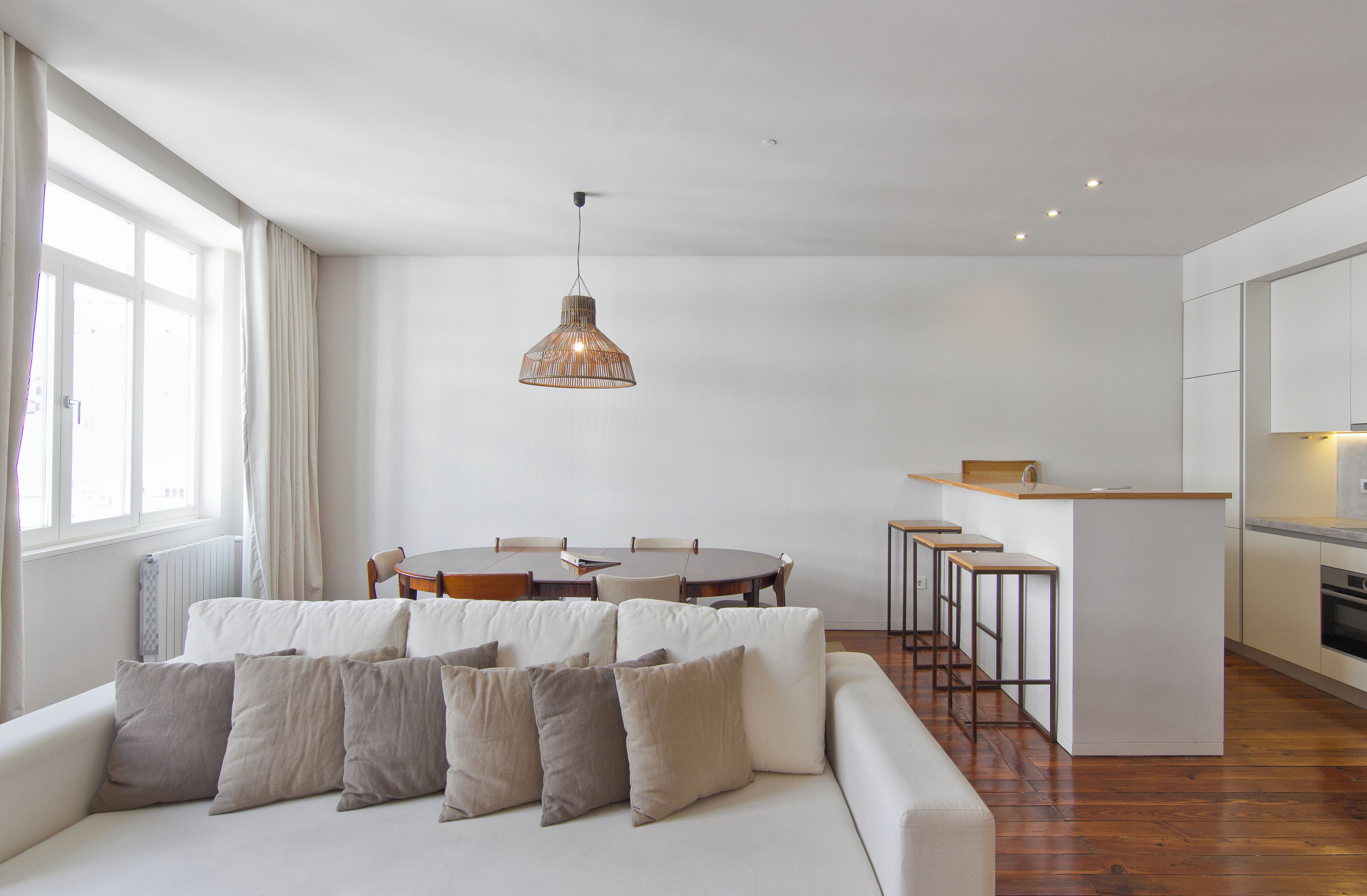 Two-bedroom Duplex Apartment | Living area | 0-inch flat-screen TV with satellite channels