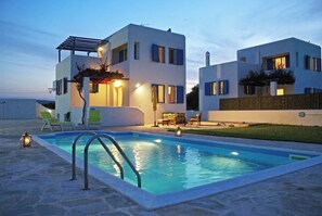 Pool - Cycladic Villa (A) in Rhodes Island with Private Pool (Rhodes Island)