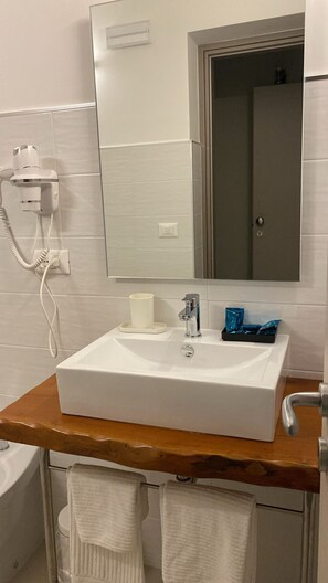 Hair dryer, slippers