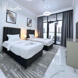 2 bedrooms, iron/ironing board, WiFi, bed sheets - Spacious, Brand New 2BHK, Majan (majan)