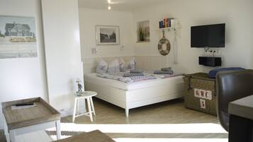 1 bedroom, travel crib, free WiFi, bed sheets