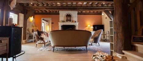 Sala de estar en el lobby