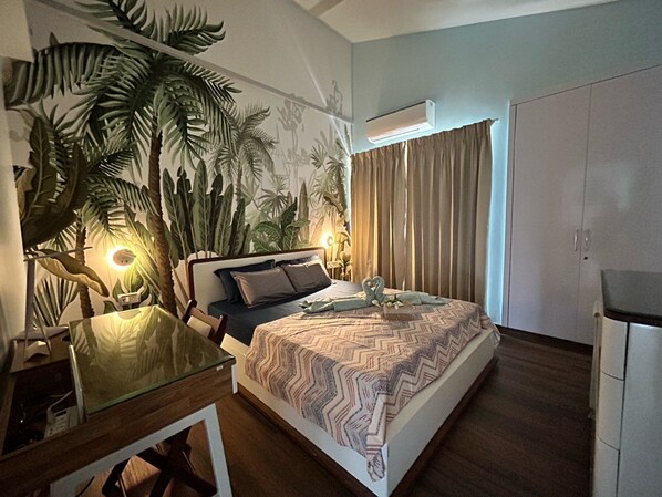 1 chambre, fer et planche à repasser, Wi-Fi gratuit, draps fournis