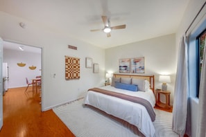 1 bedroom, iron/ironing board, travel cot, free WiFi