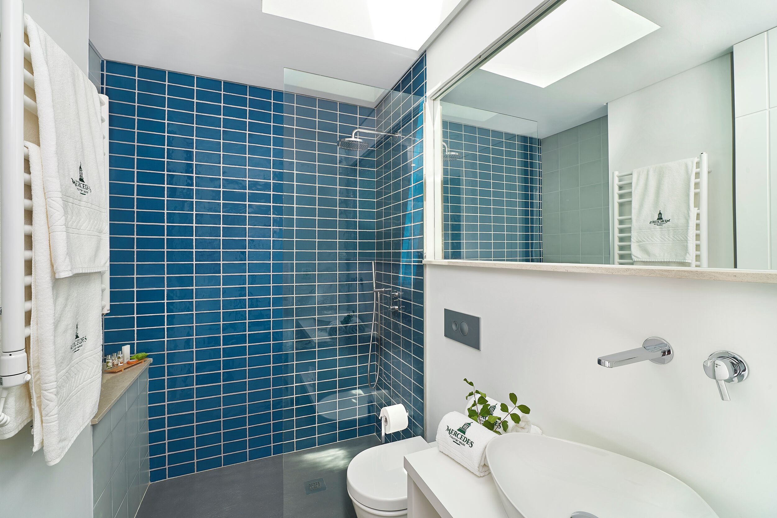 标准双人房 | 浴室 | 淋浴设施、大花洒淋浴喷头、免费洗浴用品、吹风机