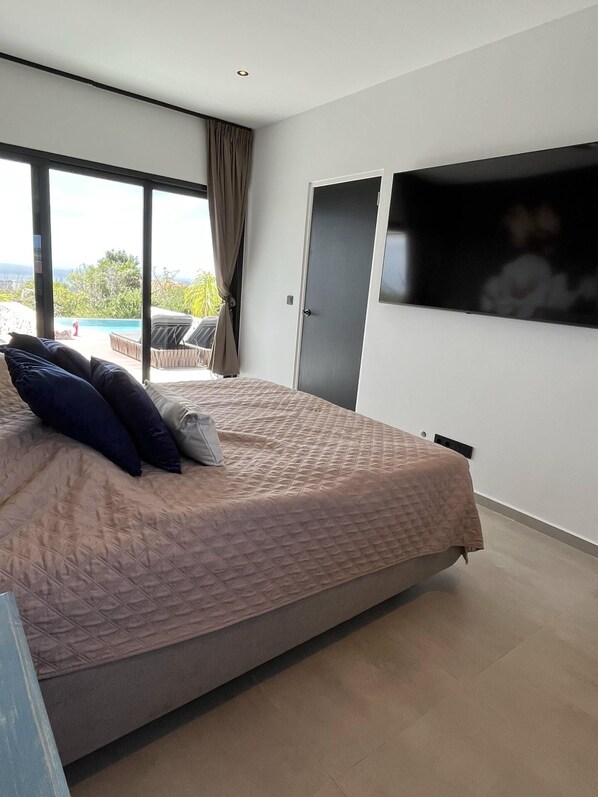 Villa | 3 bedrooms, WiFi (free), bed sheets - Luxury Villa Incl Pool With Seaview Near Beaches (Grote Berg)