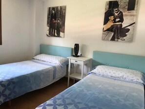 3 habitaciones y ropa de cama 