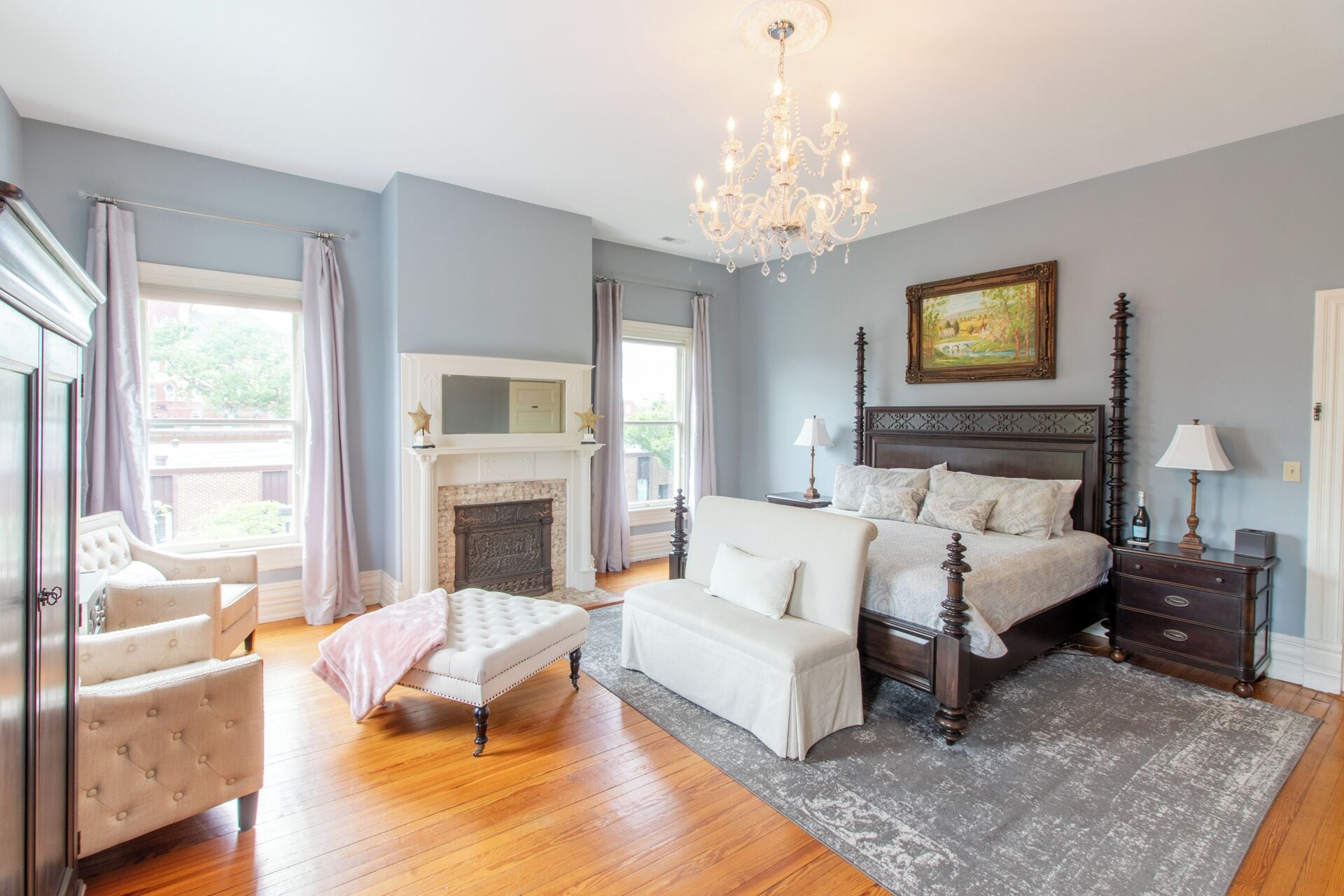 ラグジュアリー スイート キングベッド 1 台 専用バスルーム シティビュー | 1 室のベッドルーム、WiFi (無料)