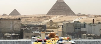 Middle East Pyramids View