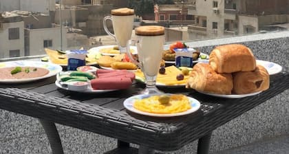 Middle East Pyramids View