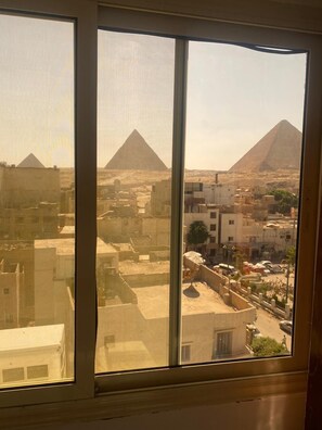 Comfort Double Room, Balcony, Desert View | Egyptian cotton sheets, premium bedding, pillowtop beds, minibar